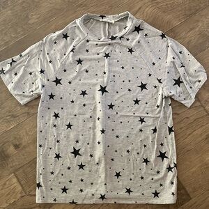 Zenana Oversized Tee with Stars